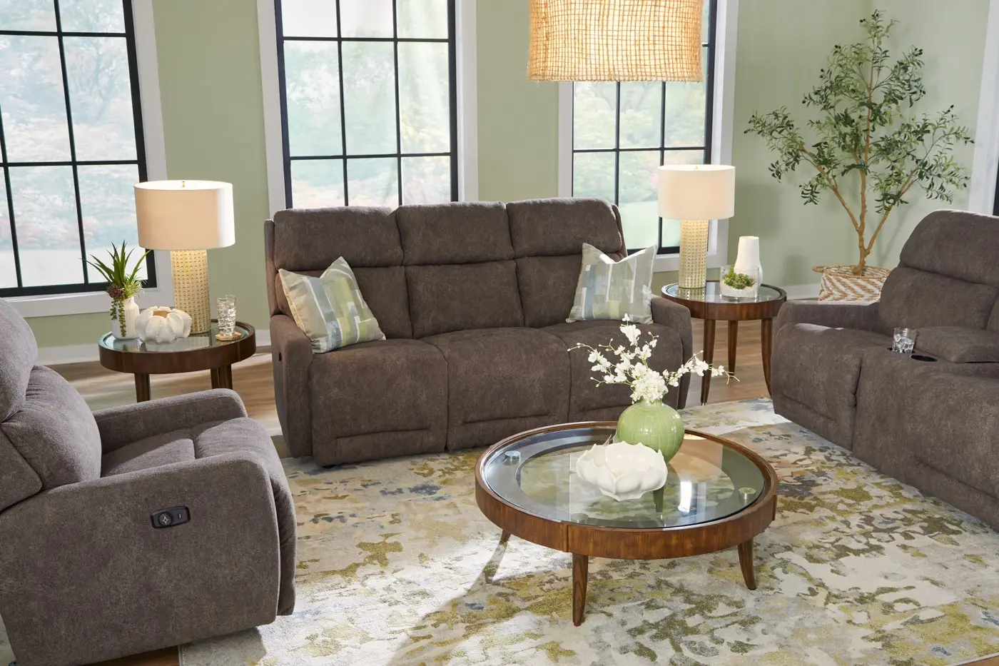 Best Home Furnishings Livvy reclining set in Sheldon, IA