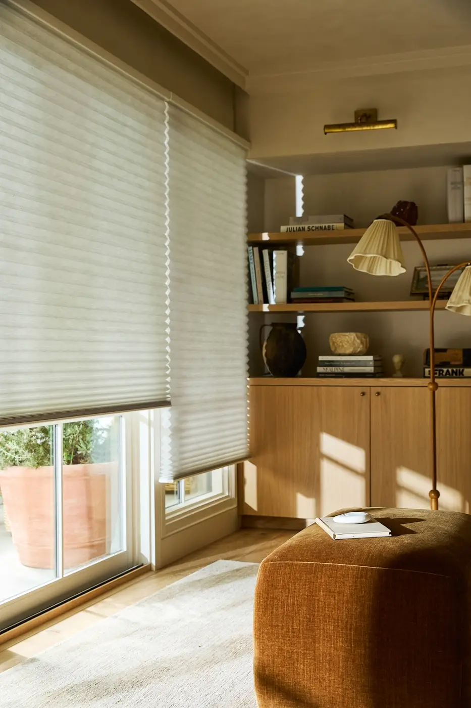 Hunter Douglas Duette shades with PowerView motorization in Sioux Center, IA