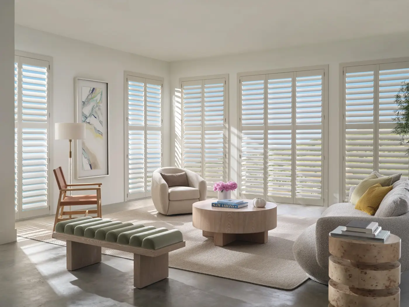 Hunter Douglas Heritance hardwood shutters in Orange City, IA
