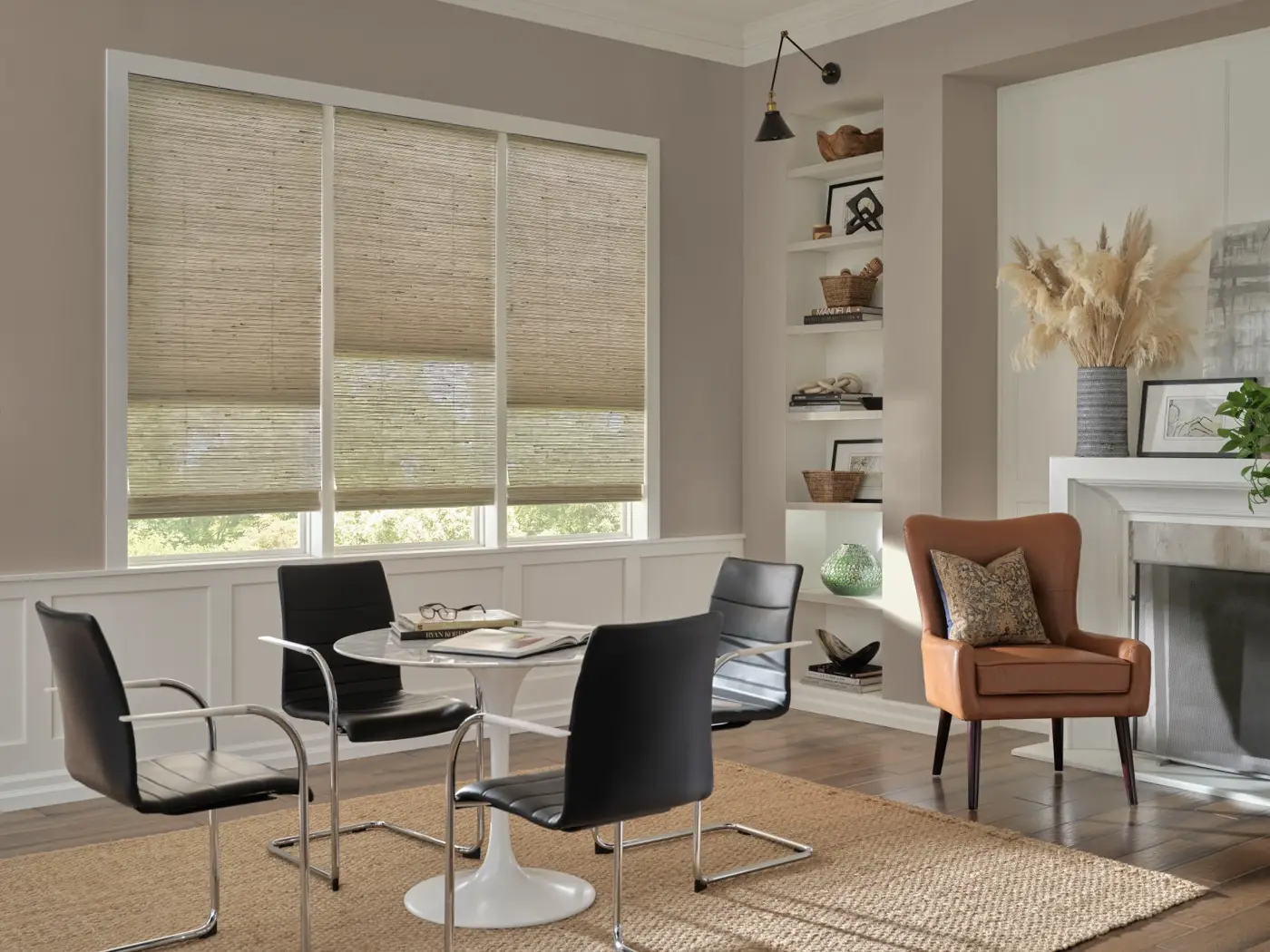 Hunter Douglas Provenance woven wood shades in Sheldon, IA