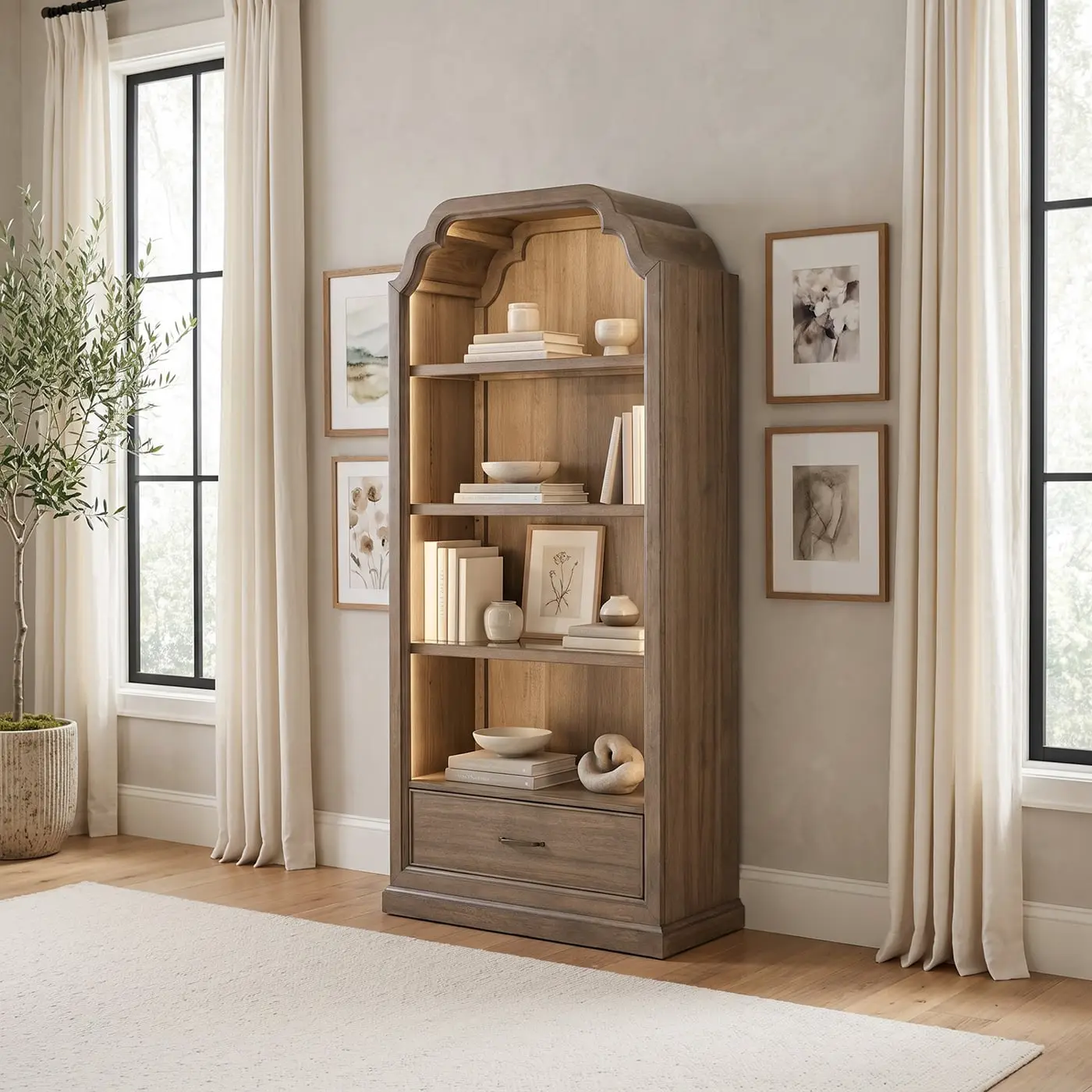 Liberty Furniture Hickory Grove display cabinet in Sheldon, IA