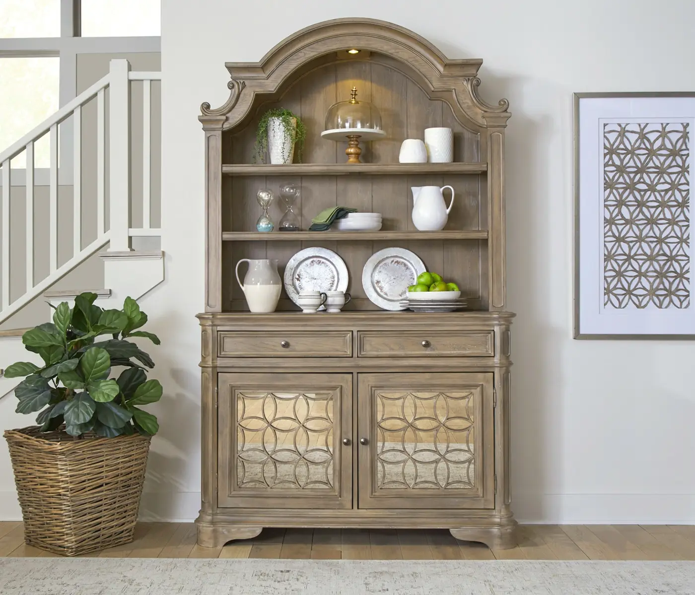 Liberty Furniture Magnolia Manor hutch in Orange City, IA